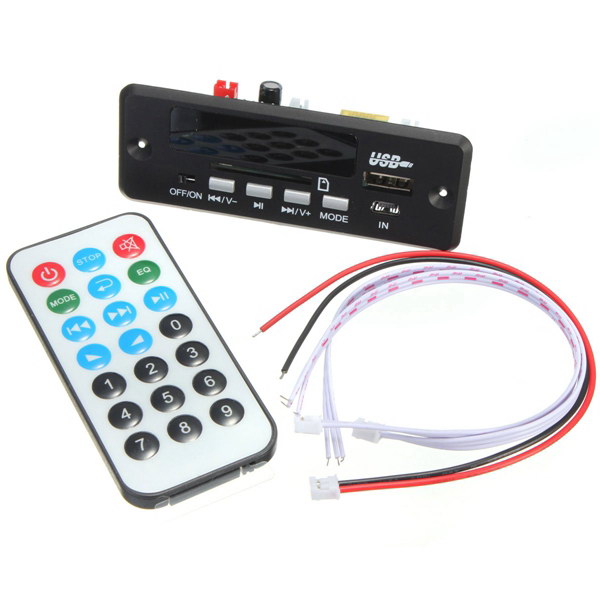 7-12V Hands Free bluetooth MP3 Decoder Board With bluetooth Module+FM