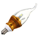 E12 3W 300-330lm SMD 5730 White/Warm White LED Candle Light Bulb 85-265V