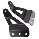 Pair Wind Shield Curved LED Light Bar Mount Brackets For Chevy/GMC