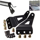 Pair Wind Shield Curved LED Light Bar Mount Brackets For Chevy/GMC