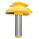 Drillpro RB5 45 Degree Medium Lock Miter Glue Joint Router Bit 1/2 Inch Shank