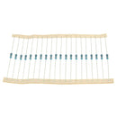 500pcs 1/4w 1% Metal Film Resistor 25 Values Assortment