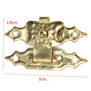 12pcs Antique Decorative Jewelry Gift Wooden Box Hasp Latch Lock With Screw