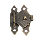 12pcs Antique Decorative Jewelry Gift Wooden Box Hasp Latch Lock With Screw