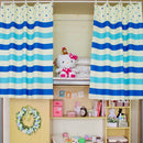 Cotton Stripe Dormitory Bunk Bed Curtain Shading Cloth Mosquito Nets