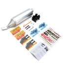 Mountain Bike Bicycle Turbine Motorcycle Sound Exhaust Pipe With Adjustable Motocard