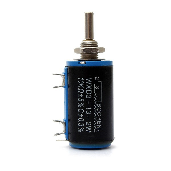 WXD3-13-2W 10K Ohm Rotary Multiturn Wirewound Potentiometer