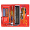 12V/24V In/Out Car Voltage Meter LCD Digital Clock Time Blue&Orange Backlight