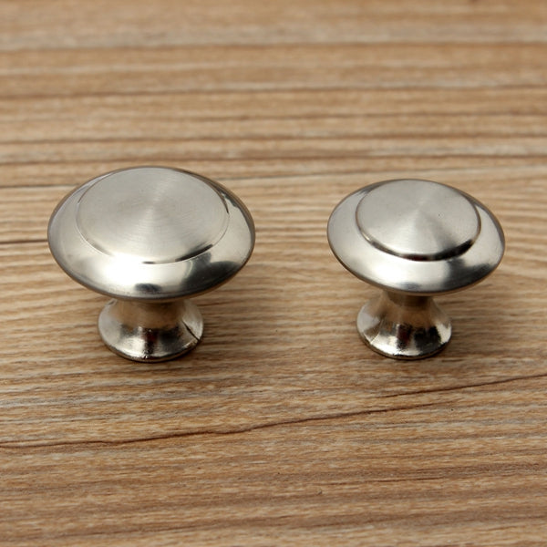 24/28mm Stainless Steel Satin Nickel Kitchen Cabinet Pull Knob Hardware Screw