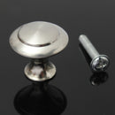 24/28mm Stainless Steel Satin Nickel Kitchen Cabinet Pull Knob Hardware Screw
