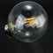 G125 8W E27 Edison Filament Warm White Globe COB LED Light Bulb 220-240V