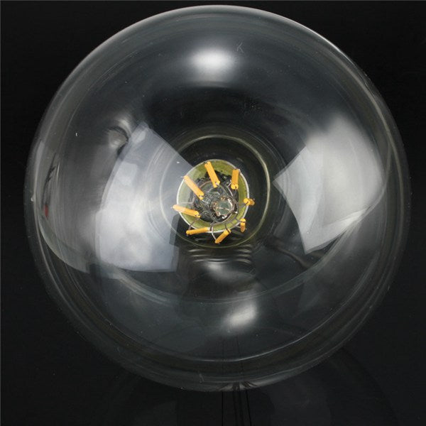 G125 8W E27 Edison Filament Warm White Globe COB LED Light Bulb 220-240V