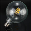 G125 8W E27 Edison Filament Warm White Globe COB LED Light Bulb 220-240V