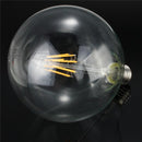 G125 8W E27 Edison Filament Warm White Globe COB LED Light Bulb 220-240V