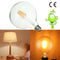 G125 8W E27 Edison Filament Warm White Globe COB LED Light Bulb 220-240V