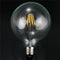 G125 8W E27 Edison Filament Warm White Globe COB LED Light Bulb 220-240V
