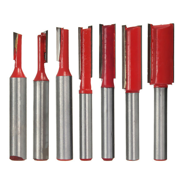 1/4 Inch Straight Shank Router Bit Wood Working Cutter 1/2 Flute Carving Cutter