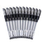 12Pcs/Box Deli 6600ES Office Supplies Standard Bullet 0.5mm Black Gel Pen