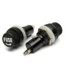 10pcs Electrical Panel Mounted Glass Fuse Holder For Radio Auto Stereo 5x20mm