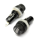 10pcs Electrical Panel Mounted Glass Fuse Holder For Radio Auto Stereo 5x20mm