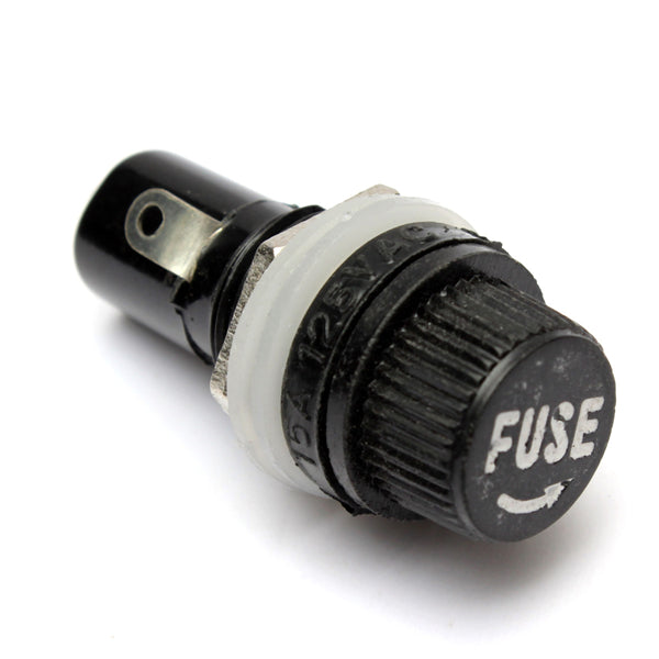 10pcs Electrical Panel Mounted Glass Fuse Holder For Radio Auto Stereo 5x20mm