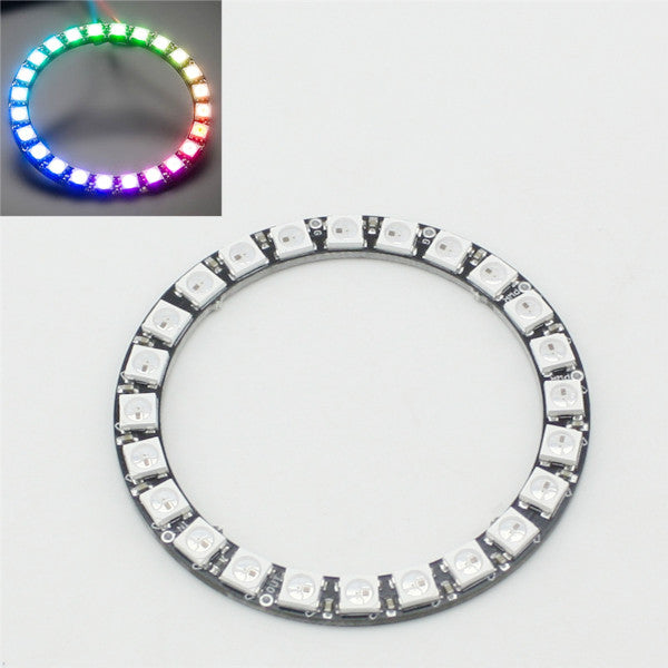 New LED Ring 24 x WS2812 5050 RGB LED with Integrated Drivers