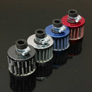 12mm Motor Oil Cold Air Intake Filter Kit Crank Case Vent Cover Breather