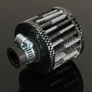12mm Motor Oil Cold Air Intake Filter Kit Crank Case Vent Cover Breather