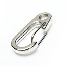 Stainless Steel Split Keychain Carabiners Climbing Key Ring Fishing Tool
