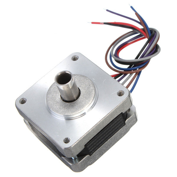 39MM  Hollow Shaft Hybrid Stepper Motor 4 Phase 5 Wire Square 1.8 Degrees Stepper Motor