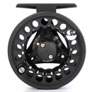 Aluminum Fly Fishing Reel Left and Right Hand 3/4wt Adjustable Drag Black