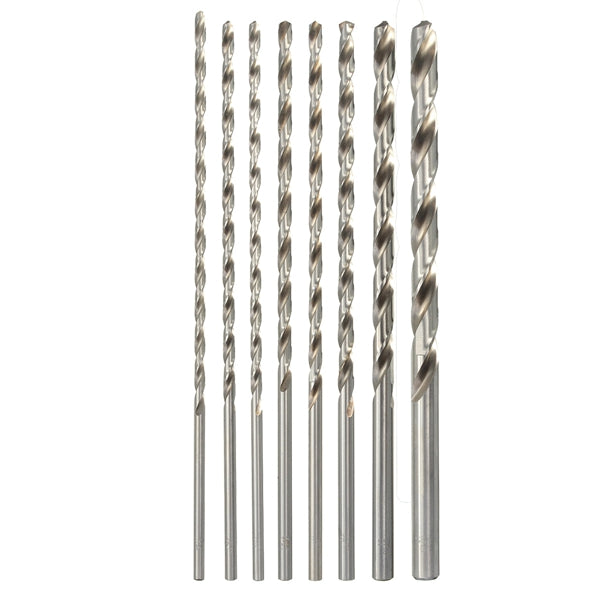 4mm To 10mm Diameter Extra Long HSS Auger Twist Drill Bit Straigth Shank 200mm