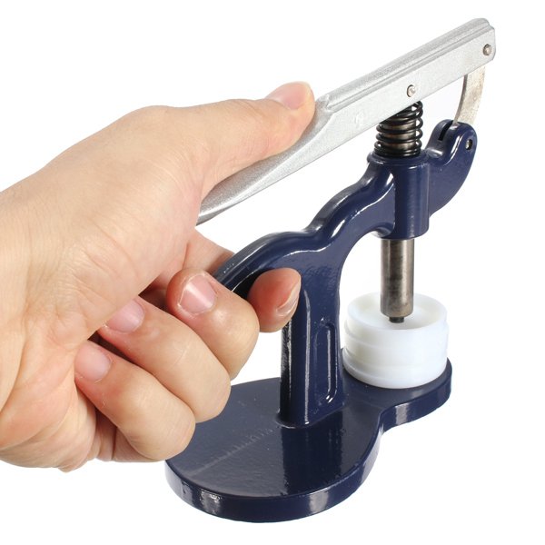 Watch Back Case Cover Press Repair Tool With 12 Dies