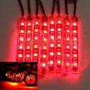 8pcs Motorcycle SportBike Strip RGB LED 5050SMD Remote Glowing Multicolor Lights
