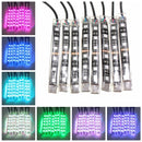 8pcs Motorcycle SportBike Strip RGB LED 5050SMD Remote Glowing Multicolor Lights
