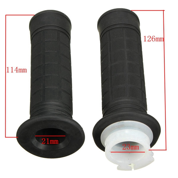 7/8in Handlebar Rubber Hand Grips For ATV SUV Quad Dirt Pit Bike