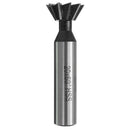 20mm 60 Degree HSS Dovetail Milling Cutter Straight Shank Woodworking Milling Cutter