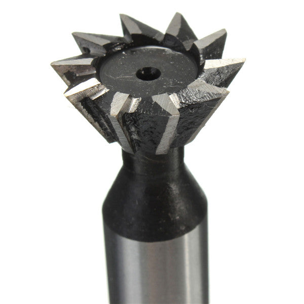 20mm 60 Degree HSS Dovetail Milling Cutter Straight Shank Woodworking Milling Cutter