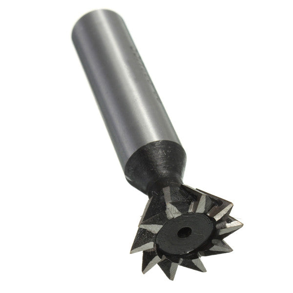 20mm 60 Degree HSS Dovetail Milling Cutter Straight Shank Woodworking Milling Cutter