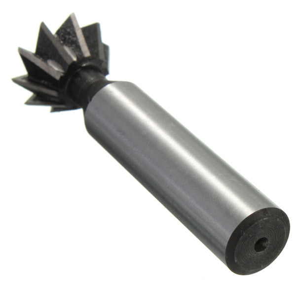 20mm 60 Degree HSS Dovetail Milling Cutter Straight Shank Woodworking Milling Cutter