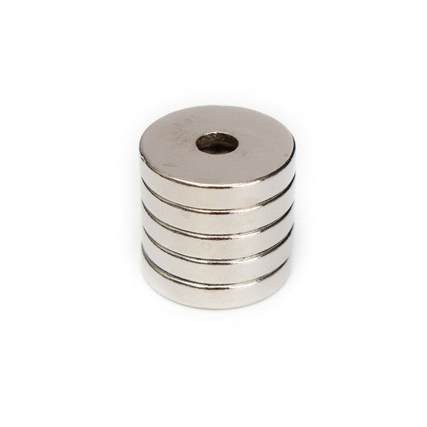 5pcs N50 20mmx4mm Strong Round Countersunk Ring Magnets 5mm Hole Rare Earth Neodymium Magnets