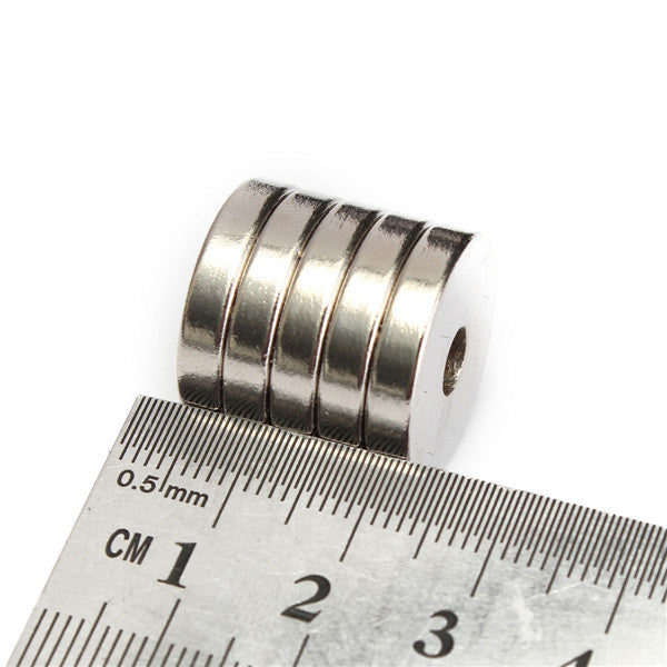 5pcs N50 20mmx4mm Strong Round Countersunk Ring Magnets 5mm Hole Rare Earth Neodymium Magnets