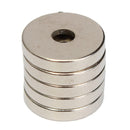 5pcs N52 15x3mm 4mm Hole Strong Round Countersunk Ring Magnets Rare Earth Neodymium Magnets