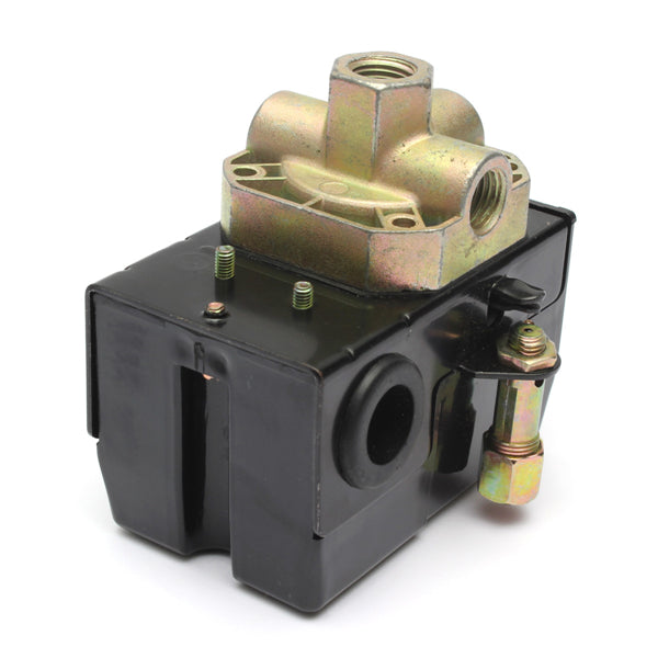 Air Compressor Pressure Switch Control Valve 4 Ports 90-120PSI 26 AMP 240VAC