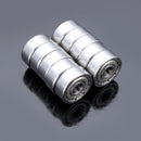 10pcs 4x13x5mm Steel Sealed Shielded Deep Groove Ball Bearing 624zz