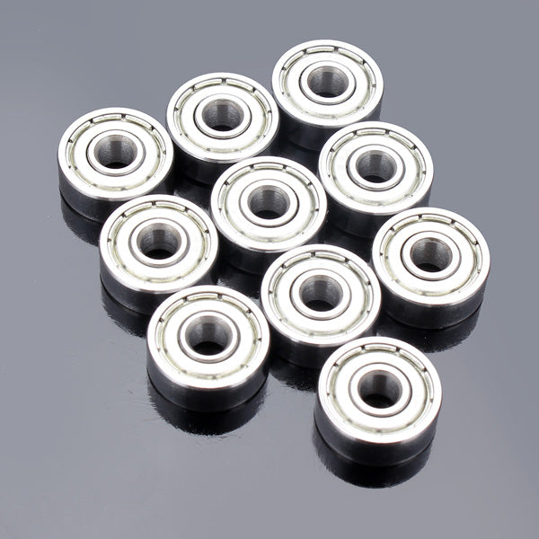 10pcs 4x13x5mm Steel Sealed Shielded Deep Groove Ball Bearing 624zz