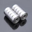 10pcs 5x14x5mm Steel Sealed Shielded Deep Groove Ball Bearing 605zz