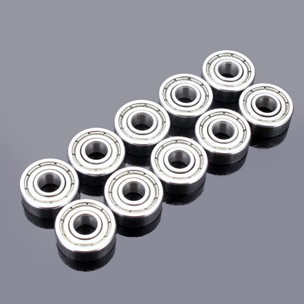 10pcs 5x14x5mm Steel Sealed Shielded Deep Groove Ball Bearing 605zz