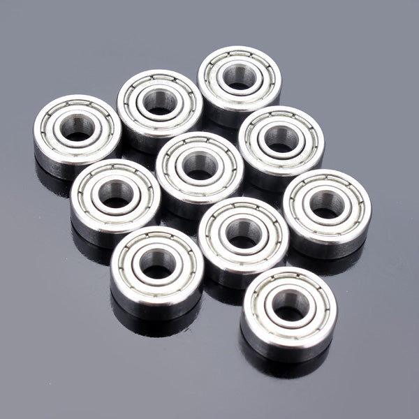 10pcs 5x14x5mm Steel Sealed Shielded Deep Groove Ball Bearing 605zz