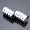 Machifit 10pcs 10x19x5mm Steel Sealed Shielded Deep Groove Ball Bearing 6800zz